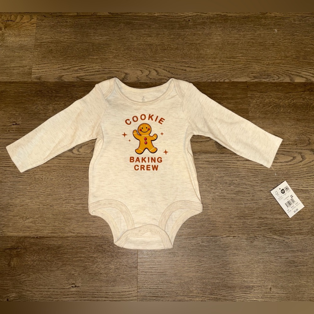 Cookie Baking Crew Christmas Onesie